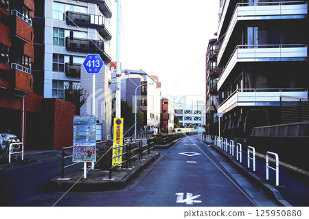 Urban scenery around Nogizaka, Minato Ward Urban scenery around Nogizaka, Minato Ward 125950880