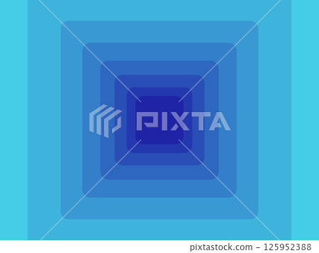 Blue square gradient background. Simple vector illustration with depth 125952388