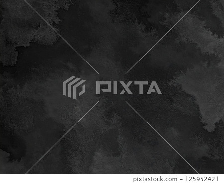 黑色水彩塗抹背景 125952421