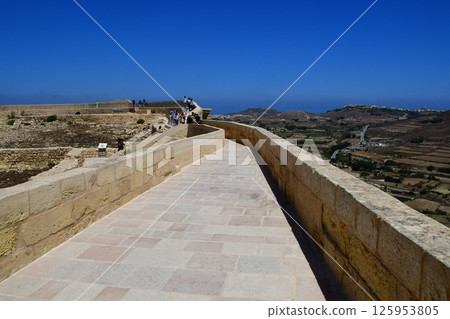 馬耳他、戈佐、維多利亞、城堡、城堡通道 125953805