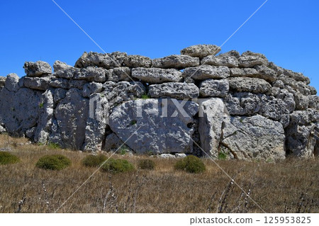 馬耳他共和國，戈佐島，Ggantija 神廟，巨石神廟 125953825