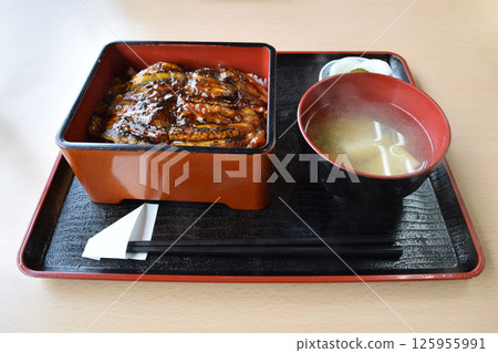 Ota City, Gunma Prefecture's specialty: grilled eggplant on rice Ota City, Gunma Prefecture's specialty: grilled eggplant on rice 125955991