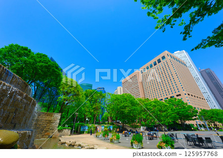 [Tokyo] Sightseeing in Shinjuku during Golden Week in May and eating lunch at Shinjuku Central Park 125957768