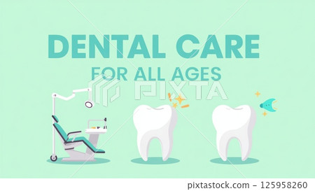 Dental tools showcasing professional teeth cleaning, highlighting oral hygiene importance for maintaining healthy smiles across different life stages and preventing dental issues 125958260