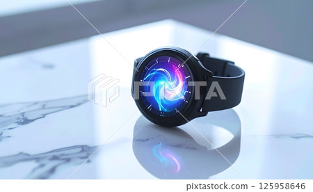 Samsung Galaxy Watch Smartwatch with Luminous Abstract Display 125958646