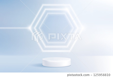Medical style background round shaped product display flat stand, hospital, clinic, medical consultation hall wide wide announcement sea report report volume material sheet Medical style background round shaped product display flat stand, hospital, clinic, medical consultation hall wide wide announcement sea report report volume material sheet 125958810