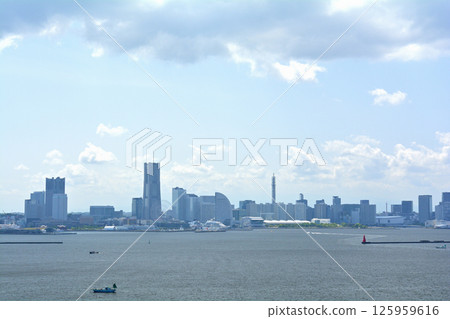 View from Yokohama Bay Bridge 125959616