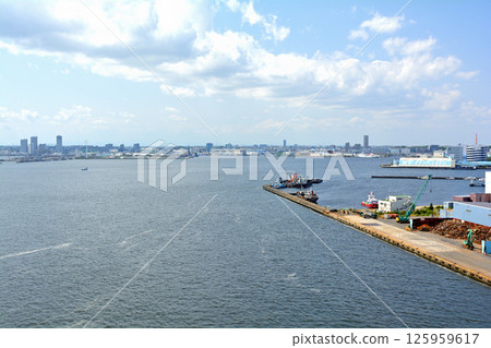 橫濱灣大橋的景色 橫濱灣大橋的景色 125959617