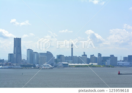 橫濱灣大橋的景色 125959618