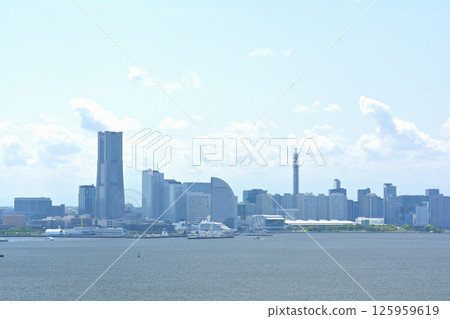 橫濱灣大橋的景色 125959619