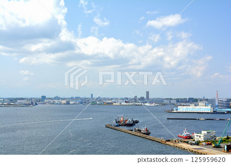 橫濱灣大橋的景色 橫濱灣大橋的景色 125959620