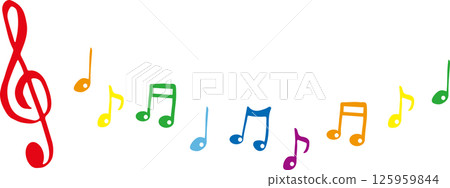 音符旋律圖示集 125959844