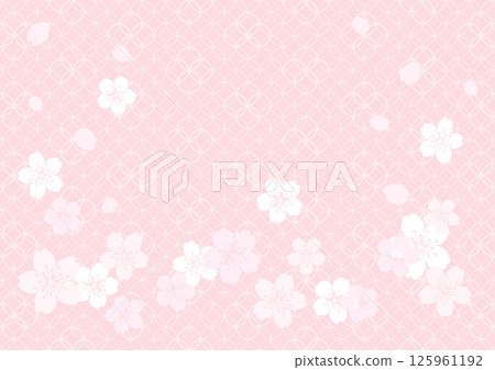 Japanese pattern background 125961192