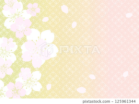 日本圖案背景 125961344