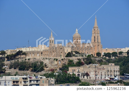 Republic of Malta, Gozo, Mgarr, Lourdes Chapel, Gasnierem Parish Church 125962236