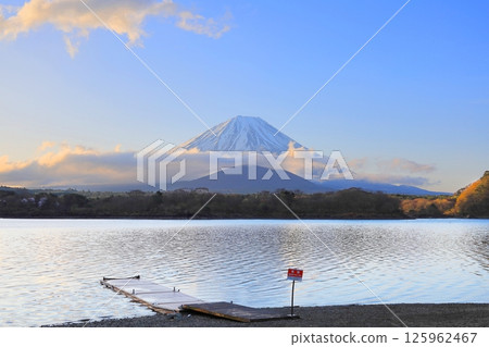 富士山及精進湖 / 山梨縣富士河口湖町 富士山及精進湖 / 山梨縣富士河口湖町 125962467