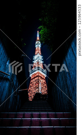 樓梯和東京塔 125964533
