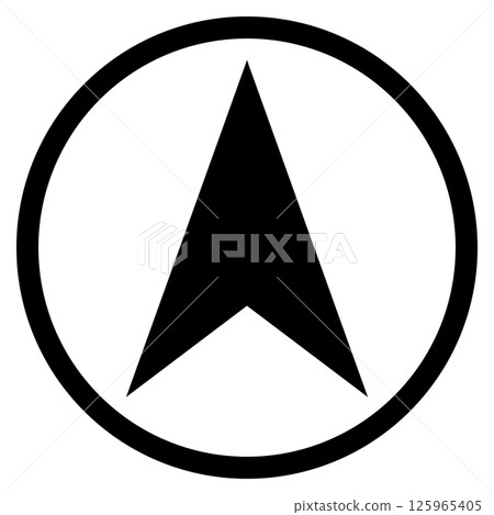 簡單的羅盤標記圖示圖像插圖素材黑色 簡單的羅盤標記圖示圖像插圖素材黑色 125965405