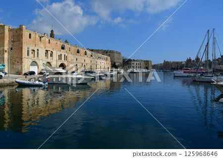 Republic of Malta, Malta Island, Three Cities, Yacht Harbour, Senglea 125968646