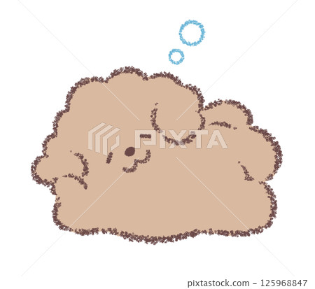 睡的玩具貴賓犬 睡的玩具貴賓犬 125968847