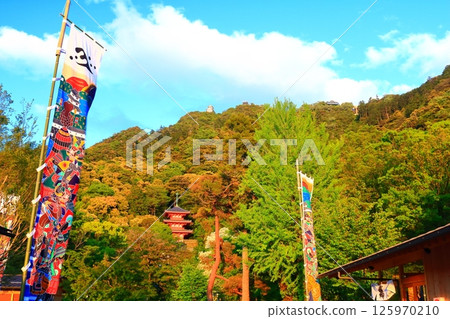 岐阜市岐阜公園岐阜城市場(傍晚) 岐阜市岐阜公園岐阜城市場(傍晚) 125970210