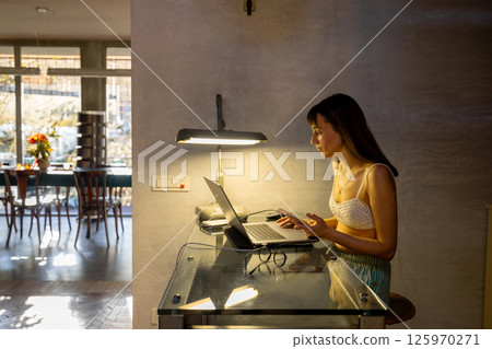 Morning Focus in a Creative Home Morning Focus in a Creative Home 125970271