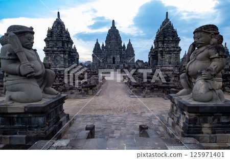 Thousand Temples, Sewu Temple, Prambanan Temple Complex, Yogyakarta, Indonesia Thousand Temples, Sewu Temple, Prambanan Temple Complex, Yogyakarta, Indonesia 125971401
