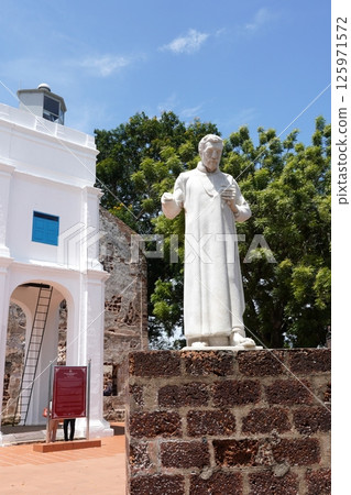 Malacca St. Paul's Church Xavier Statue 125971572