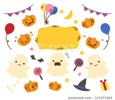 Cute halloween set Cute halloween set 125971864