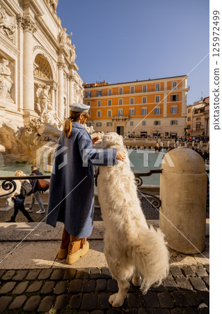 At Trevi with My Best Friend 125972499