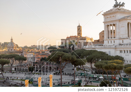 Capitoline Hill and Altare della Patria at Sunset Capitoline Hill and Altare della Patria at Sunset 125972526