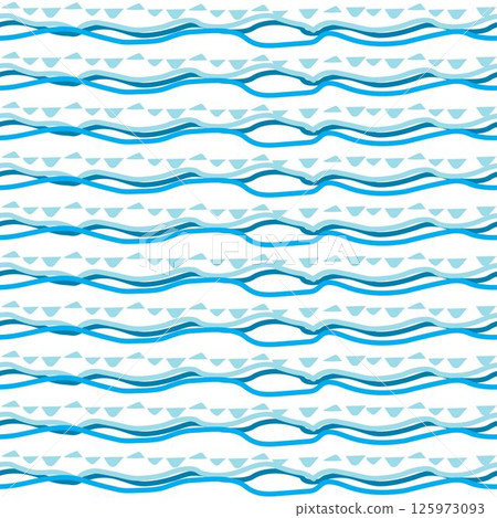 Seamless pattern with blue and white stripes on a white background Seamless pattern with blue and white stripes on a white background 125973093