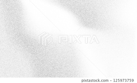 Noise grain background gradient pattern with grainy effect. Black white stipple dust overlay adds retro grit. Subtle pastel halftone strokes create abstract grungy aesthetic. 125973759