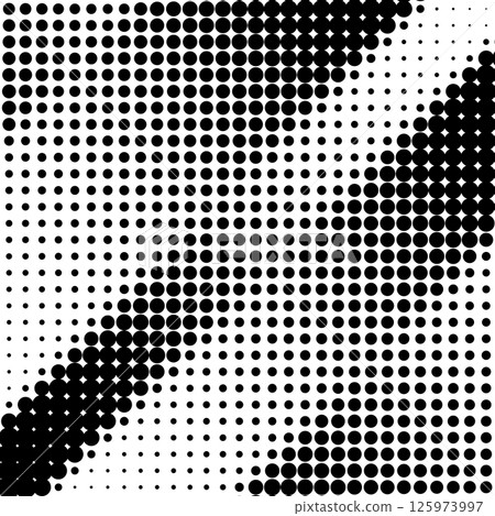 Dots halftone pattern grunge texture background. Vector illustration 125973997