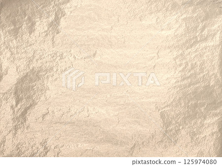 Beige foil with a delicate metallic texture creates a smooth, sleek surface. Crumpled design with 125974080