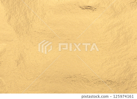 Golden foil decor with warm, soft light and subtle shine. Royal yellow and pearlescent gleam create 125974161