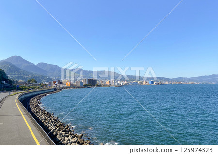 Beppu Bay and Beppu Street 125974323