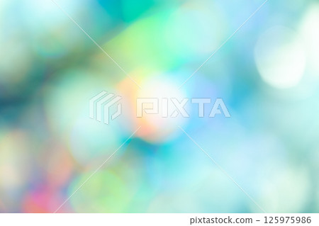 綠色閃耀背景素材（照片素材） 125975986