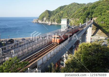 JR West Sanin Main Line Yobu Bridge (former Yobu Iron Bridge) Kiha 40 series 125976089