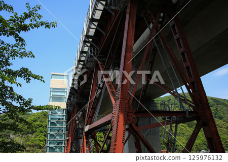 Amarube Iron Bridge Pier and Crystal Tower, Kami Town, Hyogo Prefecture 125976132