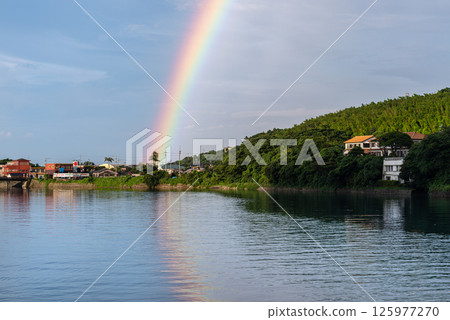 Yakushima: A beautiful rainbow in the sunset (July) Yakushima: A beautiful rainbow in the sunset (July) 125977270