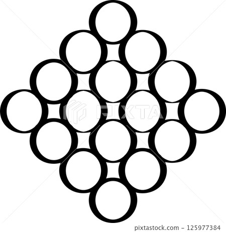 Geometric shape 125977384