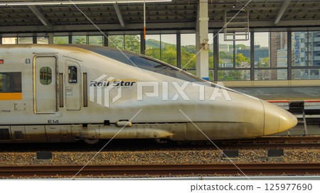 A Railstar parked in the morning sun A Railstar parked in the morning sun 125977690