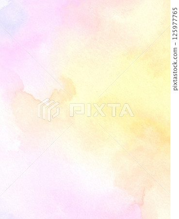 美麗的水彩紋理與柔和的污跡 125977765