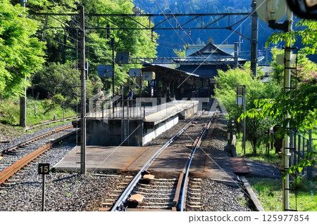 The gateway to the sacred land "Mount Kurama"... Kurama Station The gateway to the sacred land "Mount Kurama"... Kurama Station 125977854