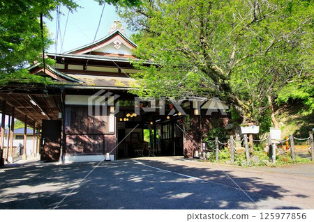The gateway to the sacred land "Mount Kurama"... Kurama Station The gateway to the sacred land "Mount Kurama"... Kurama Station 125977856
