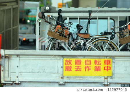 廢棄自行車清運車圖片 125977943