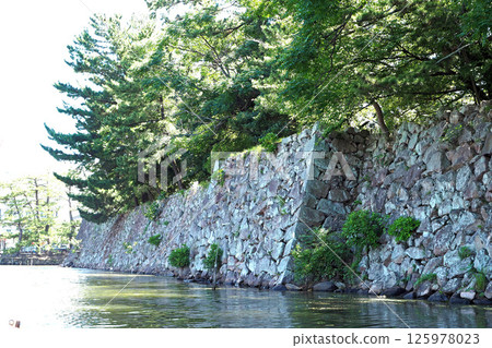 Matsue Horikawa Tour (Horikawa Pleasure Boat) Matsue Castle Stone Walls [Matsue City, Shimane Prefecture] 125978023
