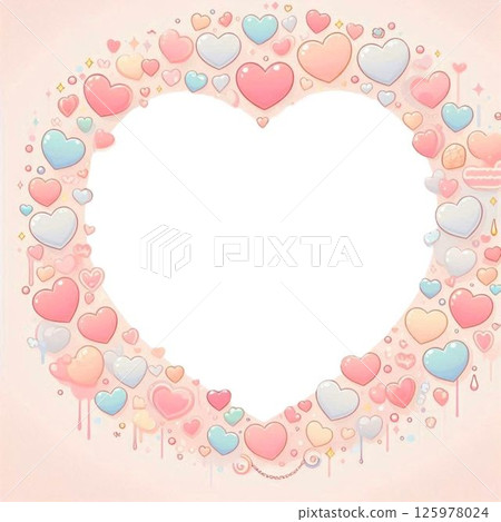 心形背景材料 125978024