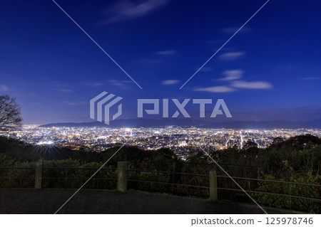 [Top 100 Night Views] Kyoto city night view from Shogunzuka, Kyoto Prefecture 125978746